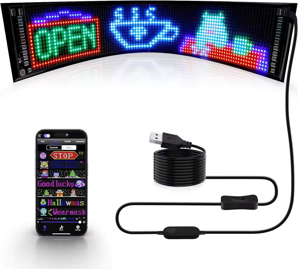 Programmable Flexible LED Matrix Panel