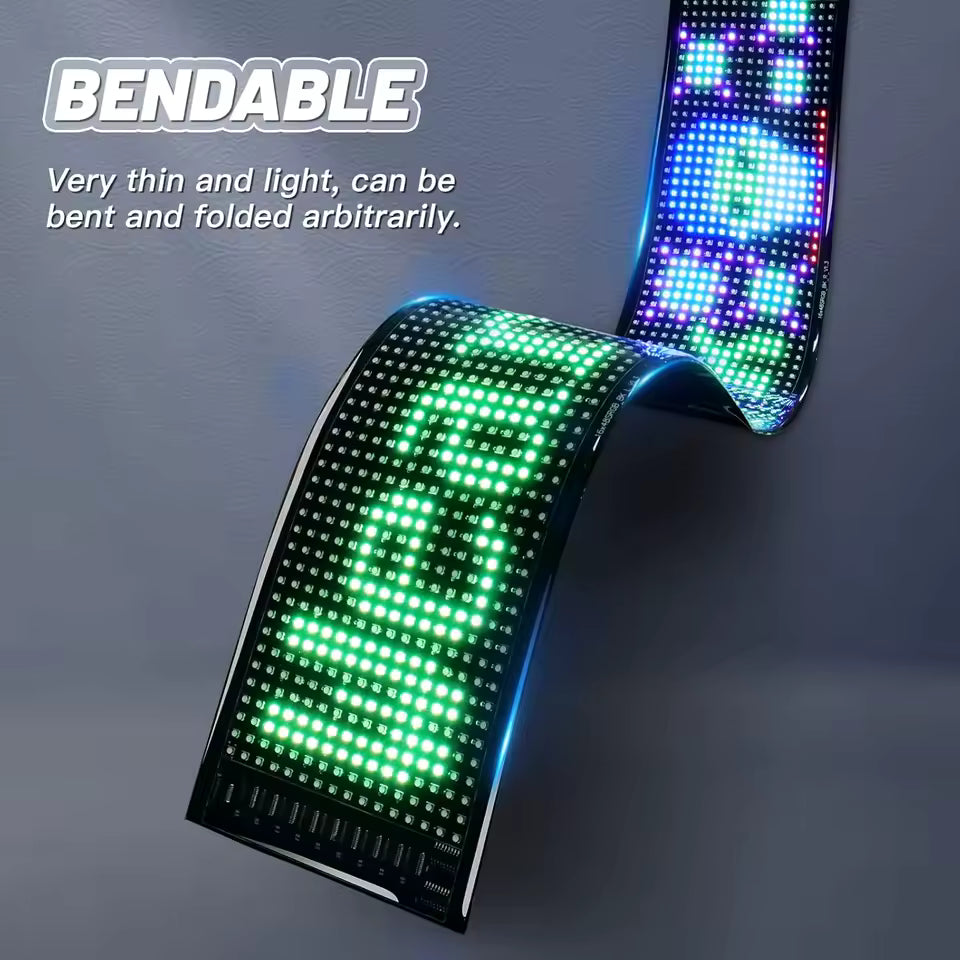 Programmable Flexible LED Matrix Panel